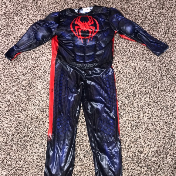 Spiderman Puff Chest Jumpsuit Halloween Costume Size Small (4/6) | NWOT - Picture 1 of 6